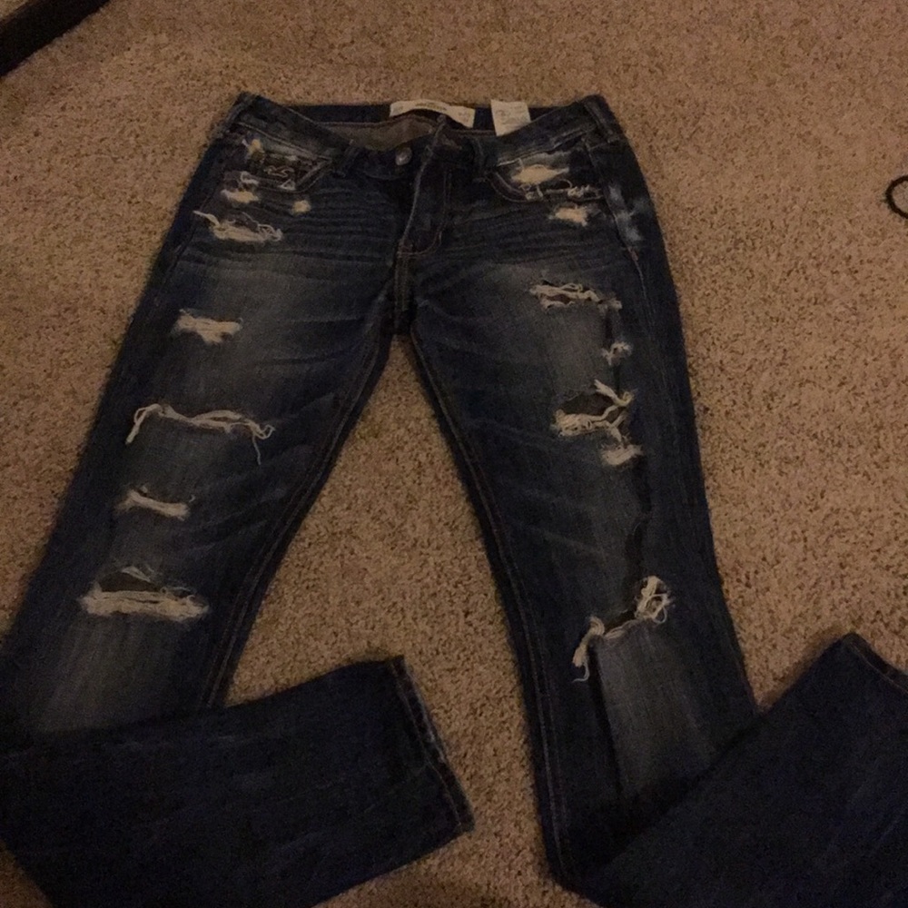 Hollister ripped jeans
